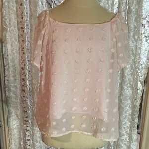Elegant Pink Floral Women Top